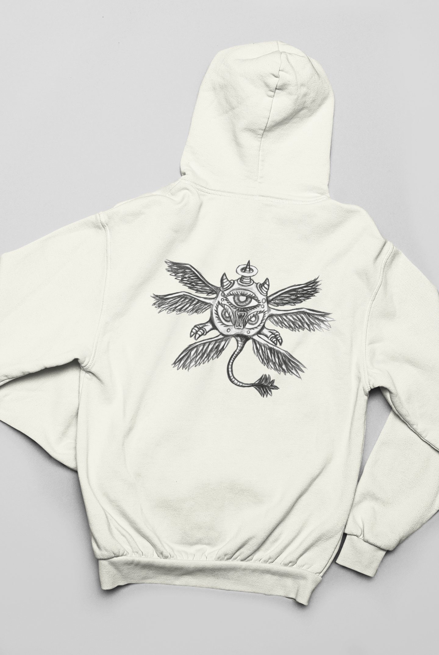 Sandro - Hoodie Natural raw